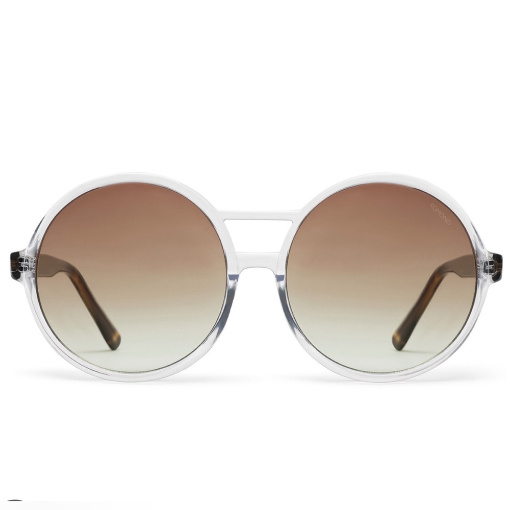Komono Sunglasses Coco Clear New round oversized - Picture 2 of 16